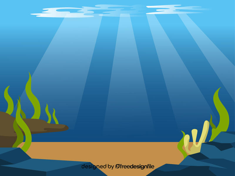 Under the sea vector