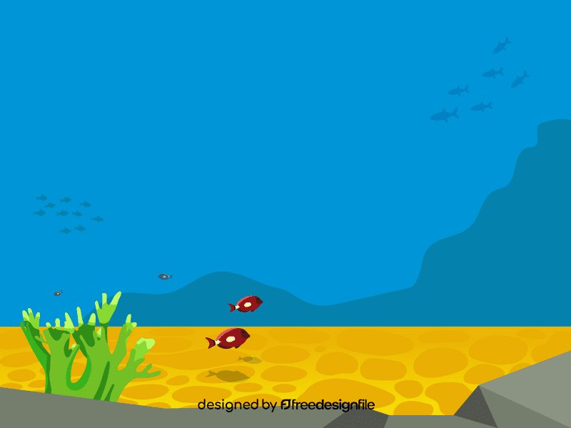 Under the sea vector
