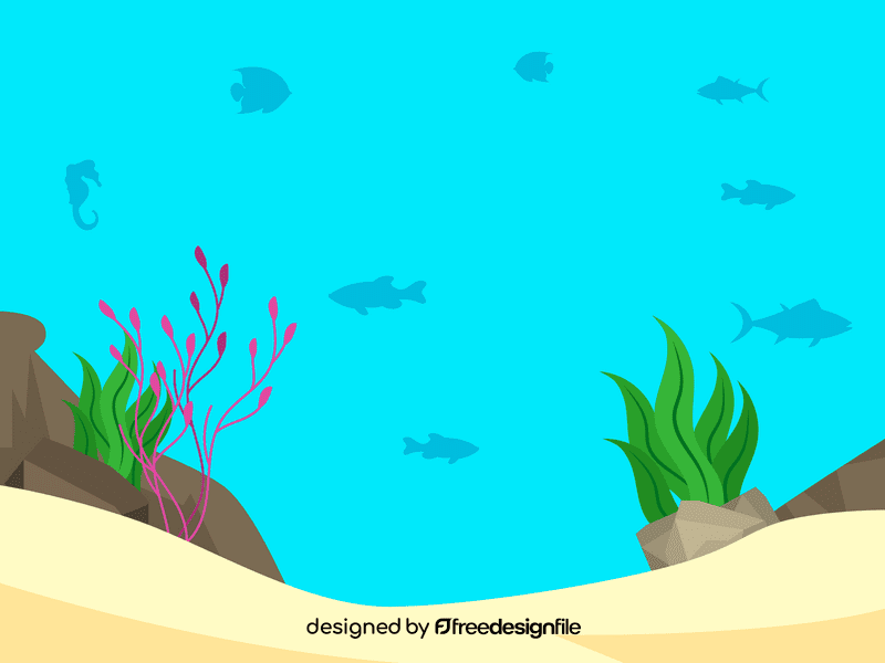 Under the sea vector