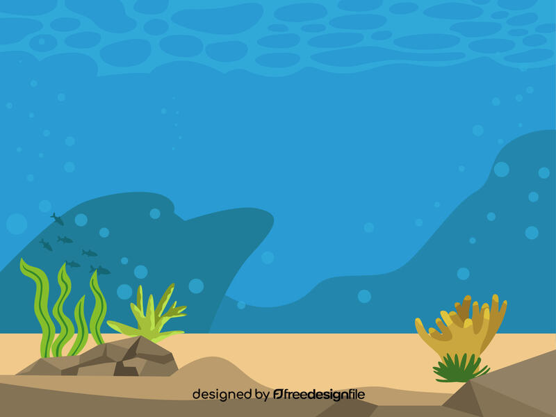 Under the sea vector