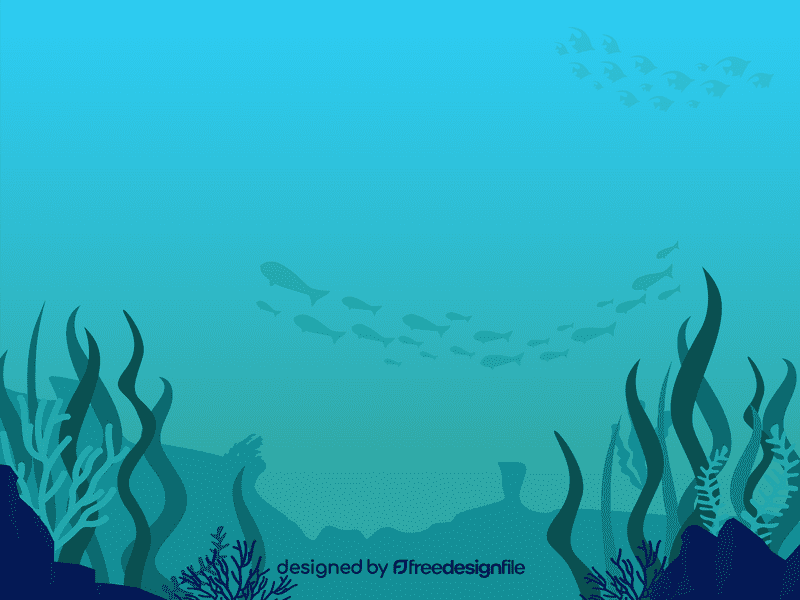 Under the sea vector