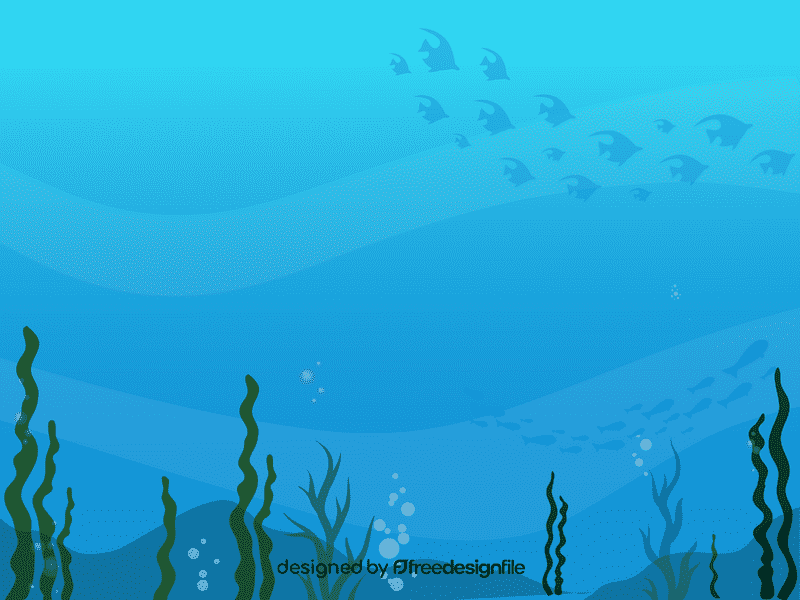 Under the sea vector