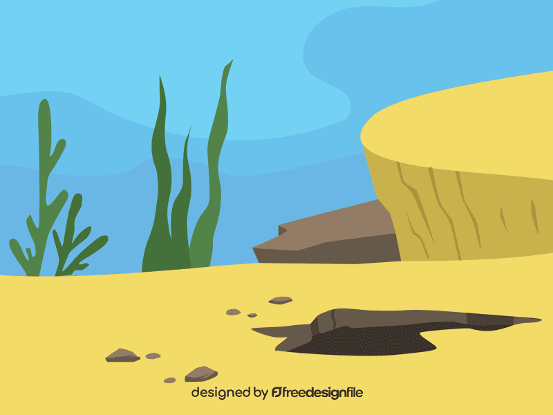 Sea land vector