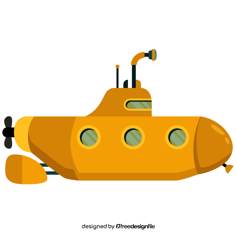 Submarine clipart