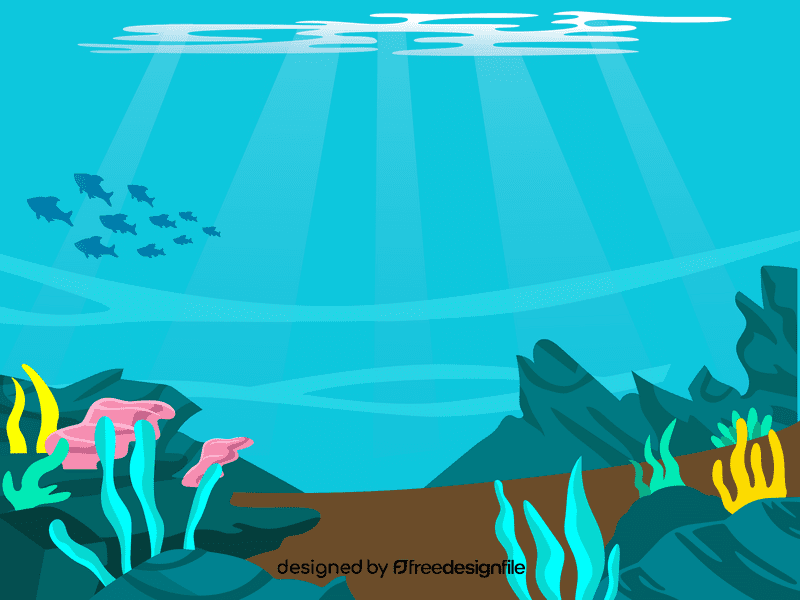 Under the sea vector