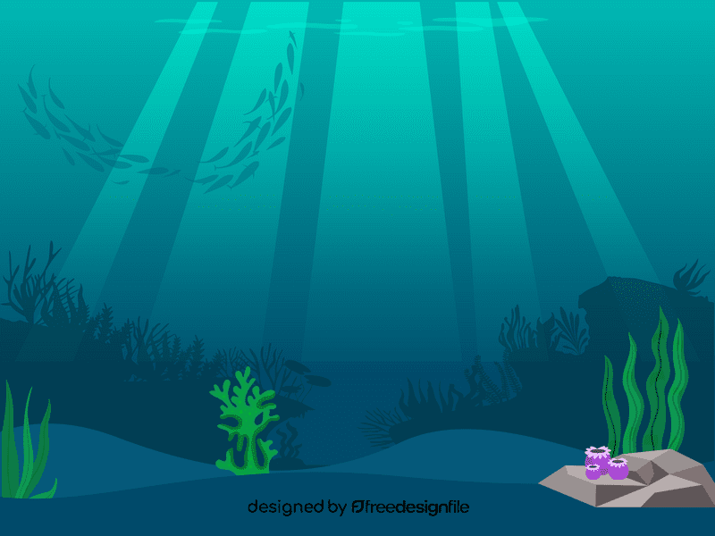 Under the sea vector