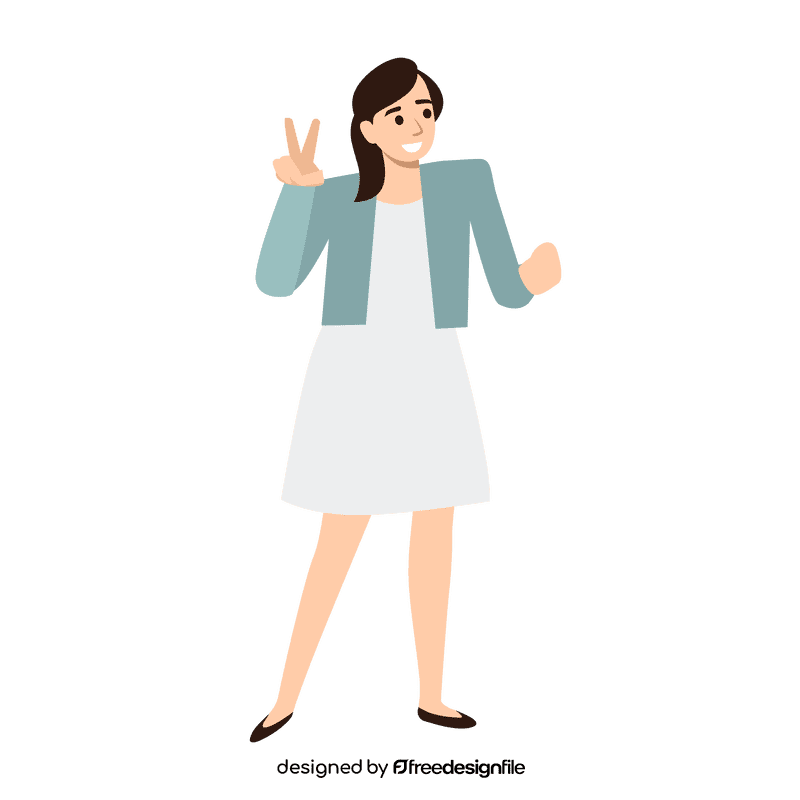 Woman selfie clipart