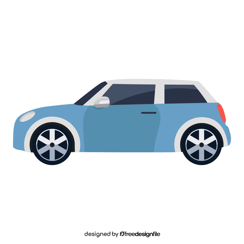 Blue car clipart