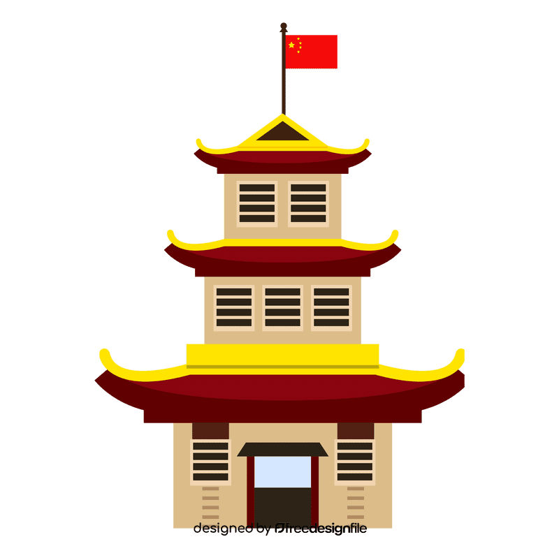 China temple clipart