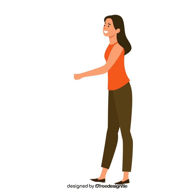 Woman character clipart