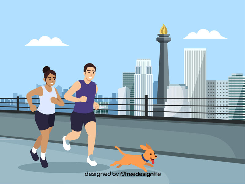 Jakarta indonesia vector