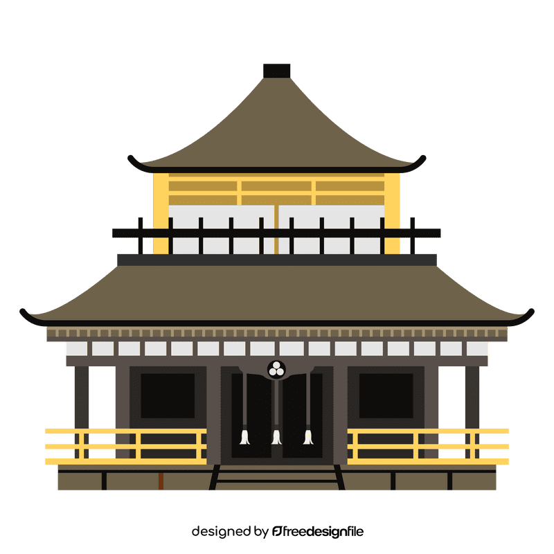 Japan temple clipart