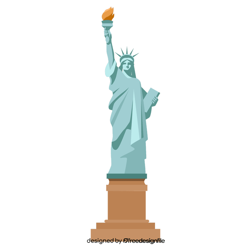 Liberty statue clipart