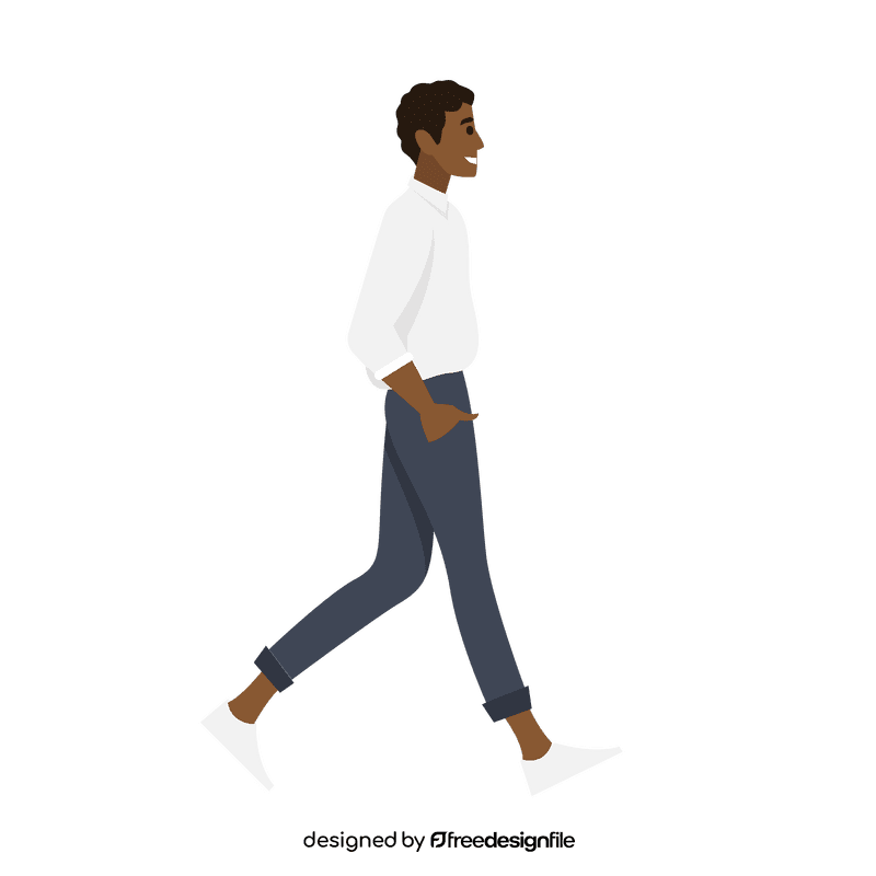 Man walk clipart
