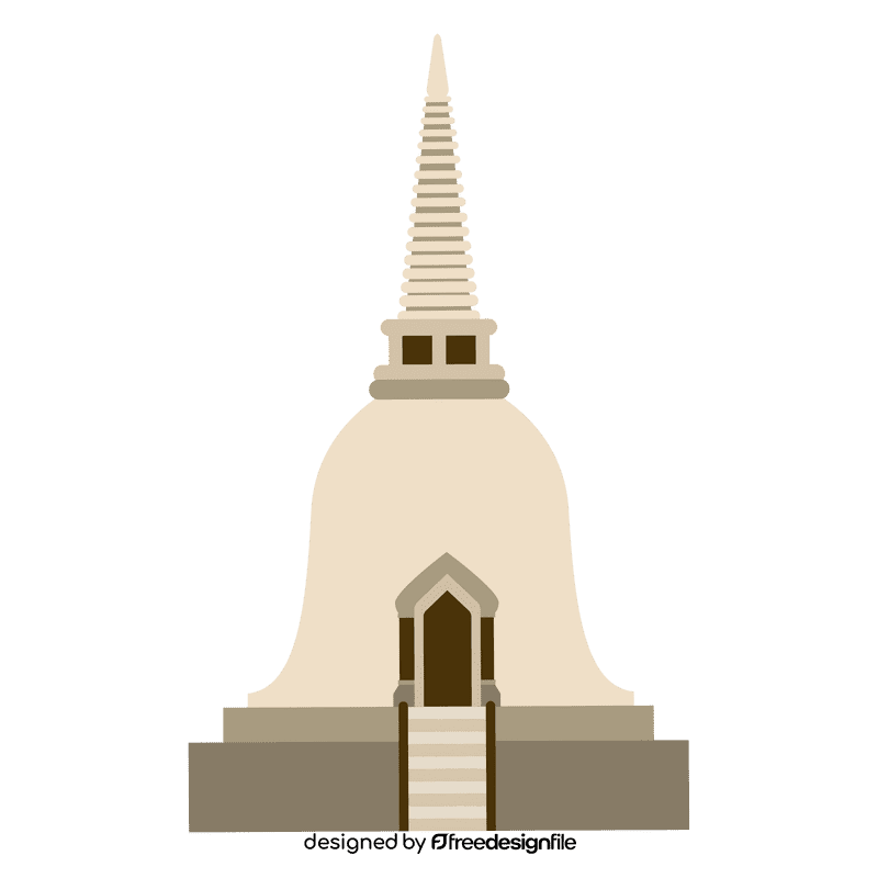 Thailand temple clipart