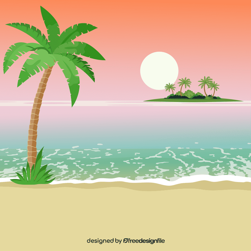 Jamaica beach vector