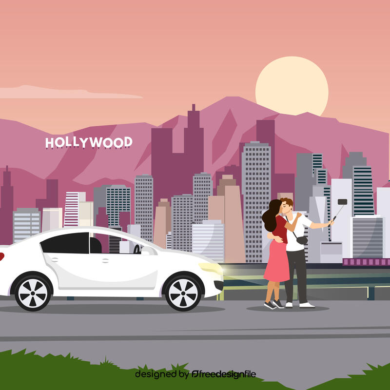 Los angeles vector