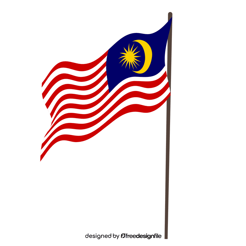Malaysia flag clipart