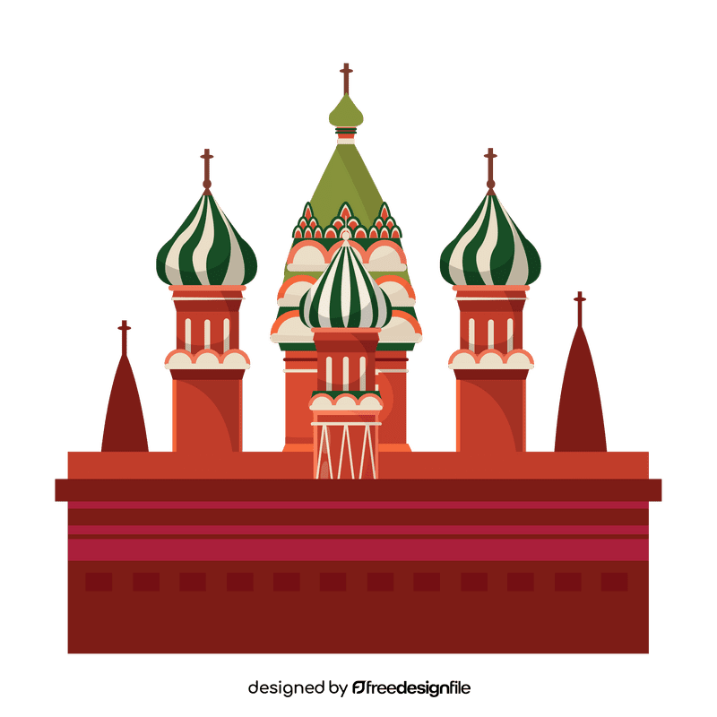 Moscow landmark clipart