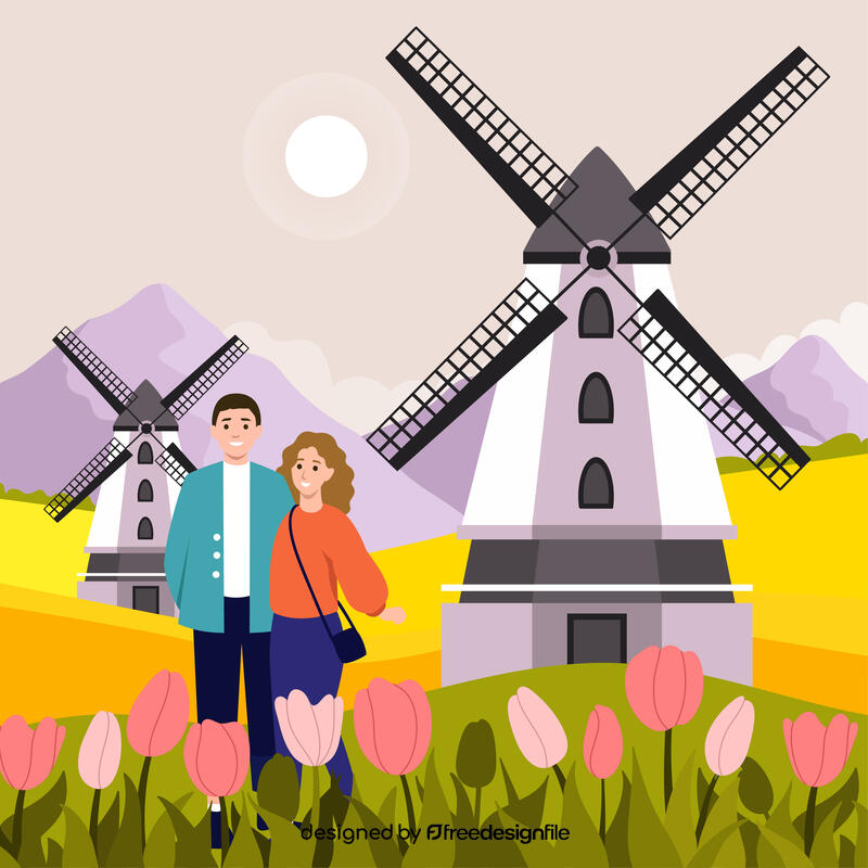 Netherlands vector