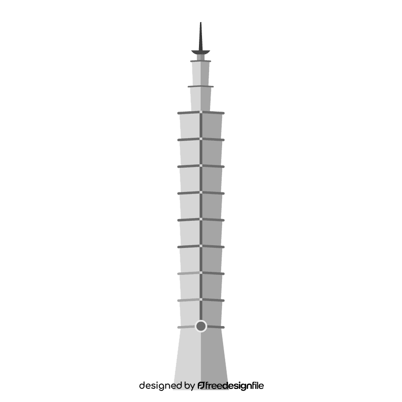 Taiwan tower clipart