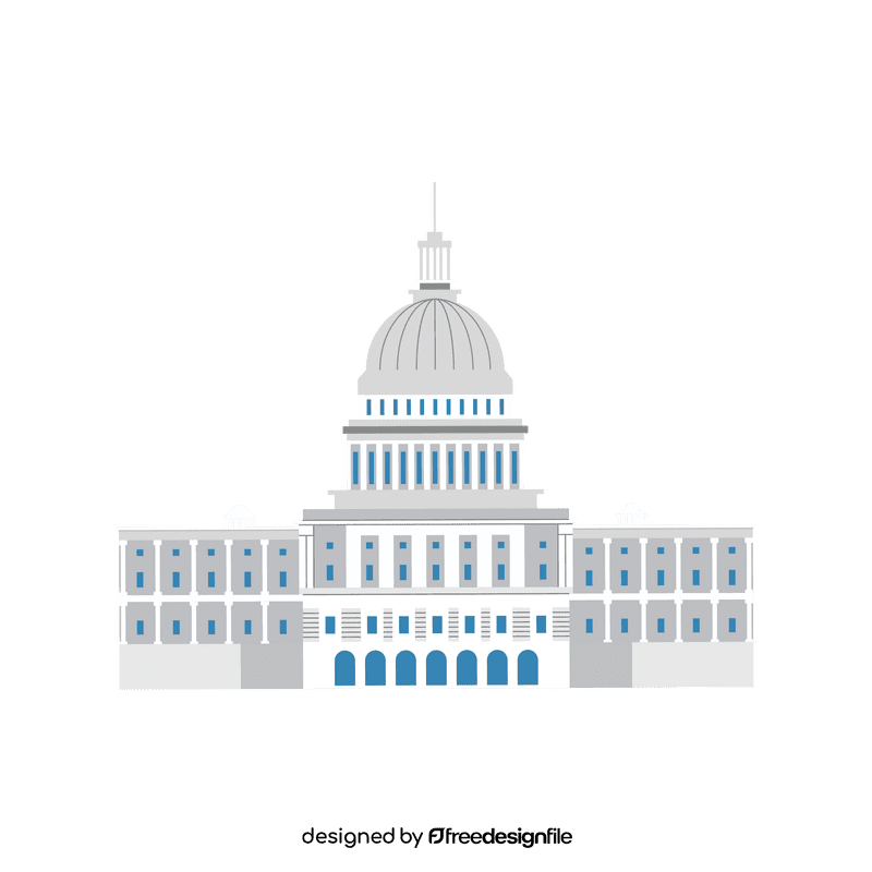 US Capitol building clipart