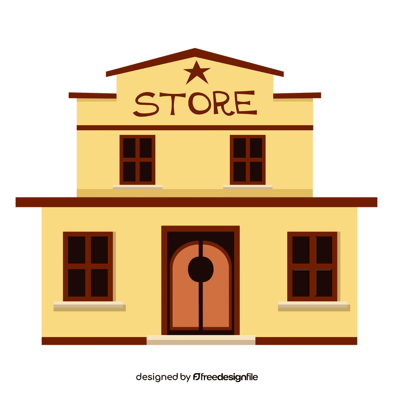 Store texas building clipart