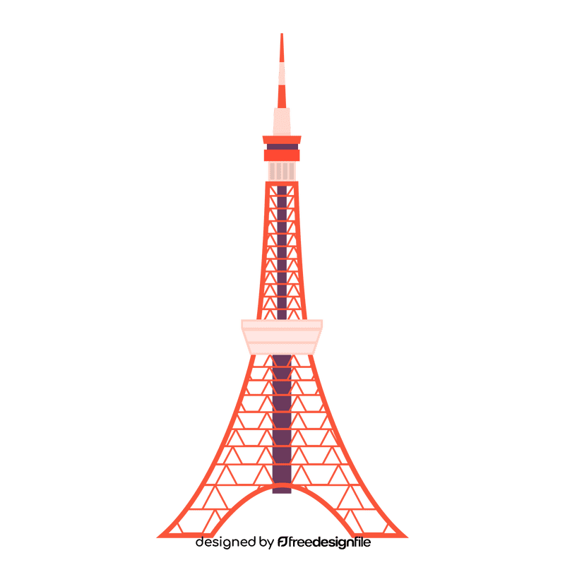 Tokyo tower clipart