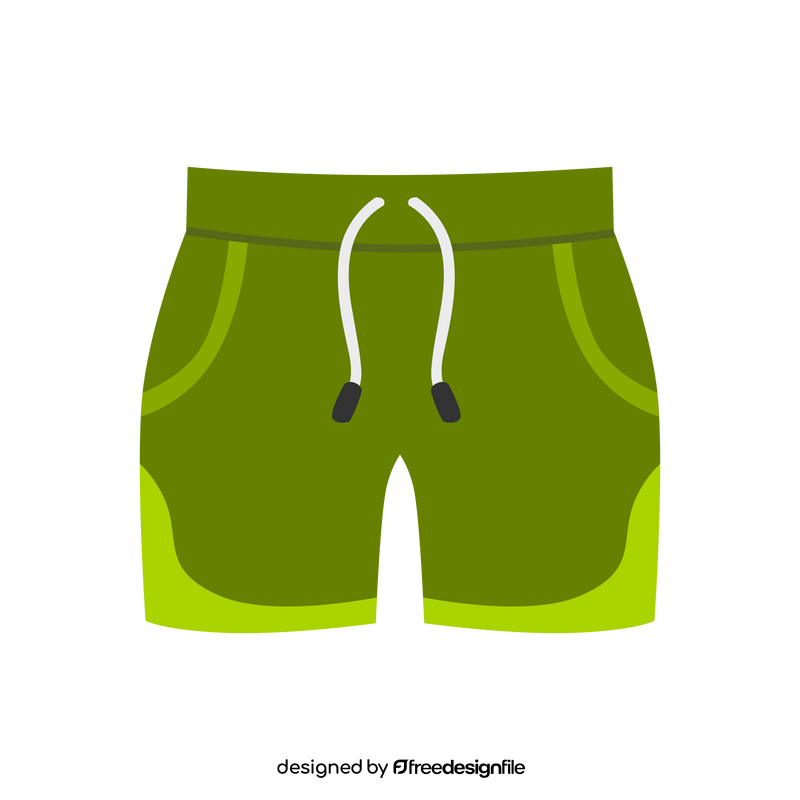 Running shorts clipart vector free download
