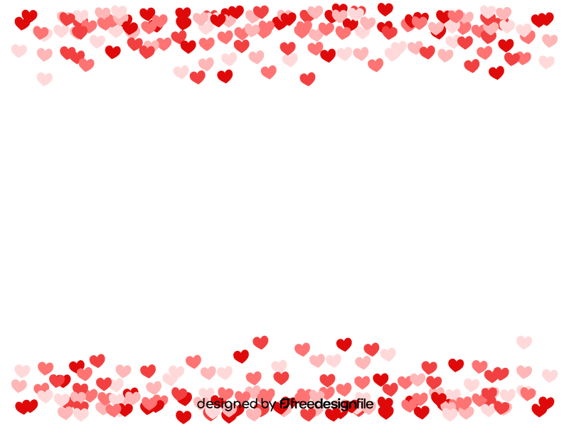 Hearts Border clipart