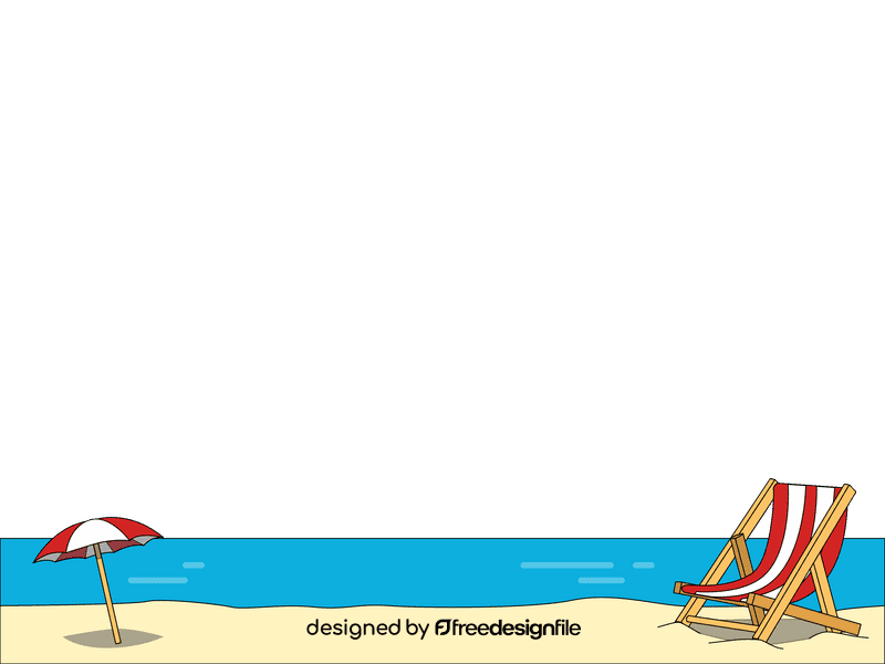 Beach Border clipart
