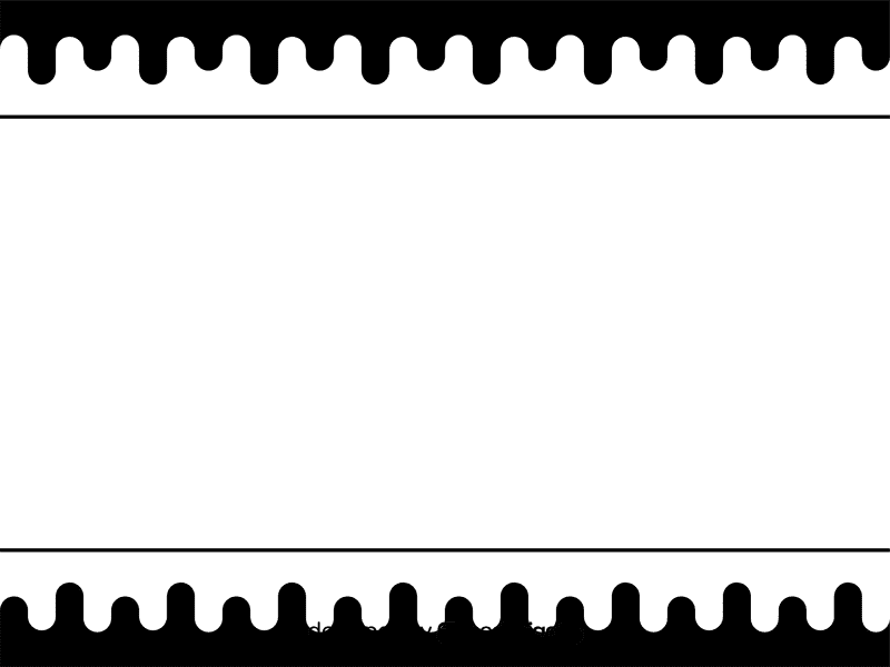Border black and white clipart