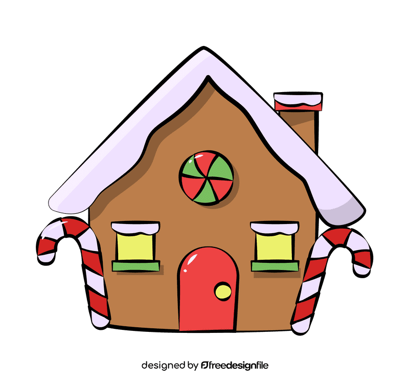 Gingerbread house clipart