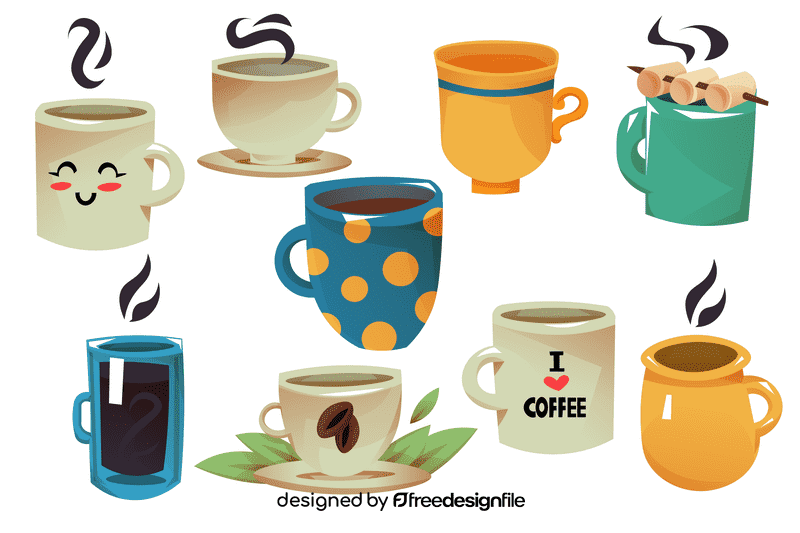 Coffee mug vector