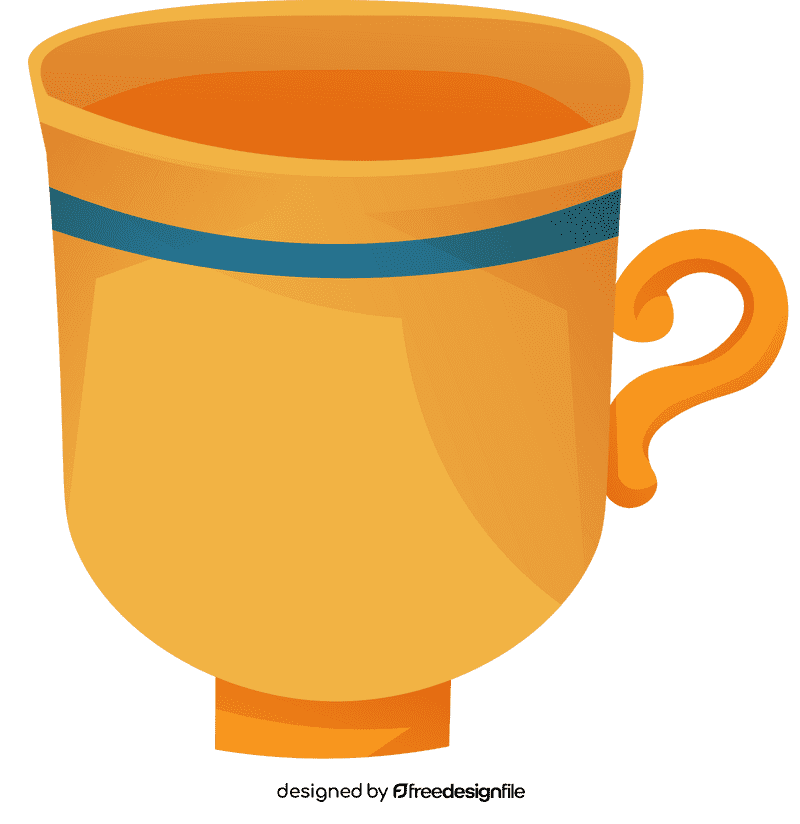 Coffee mug old clipart