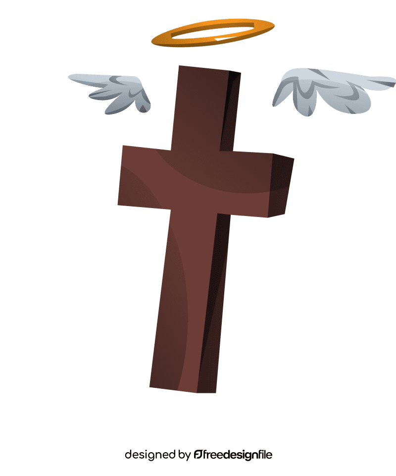 Cross halo clipart