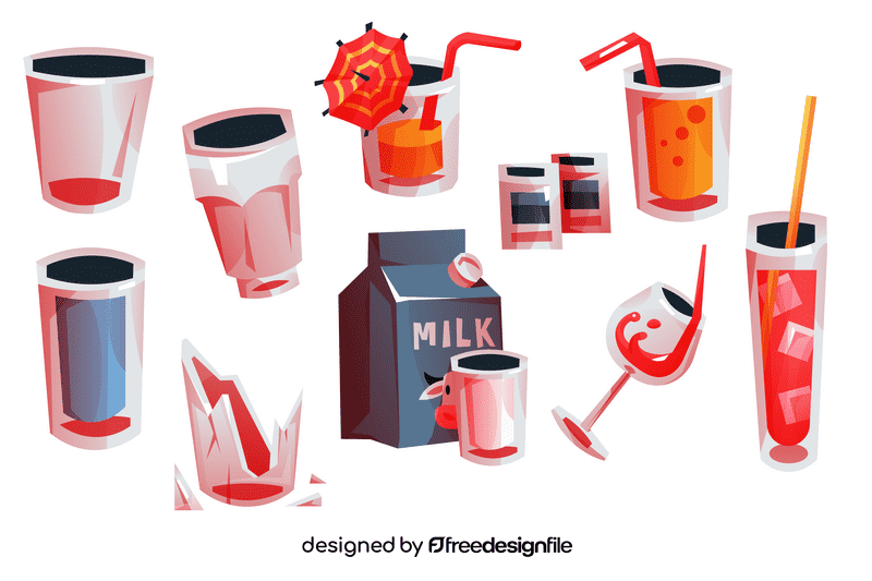 Glass vector
