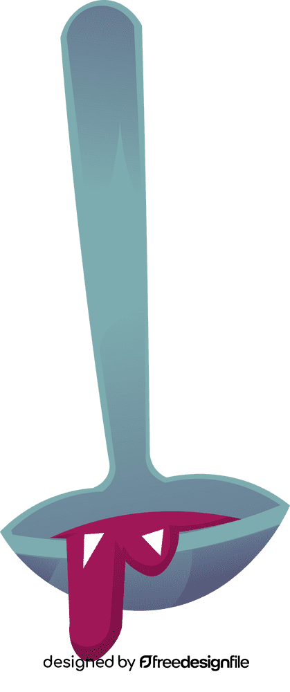 Ladle borscht clipart