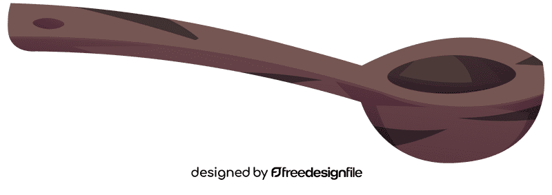 Ladle wood clipart