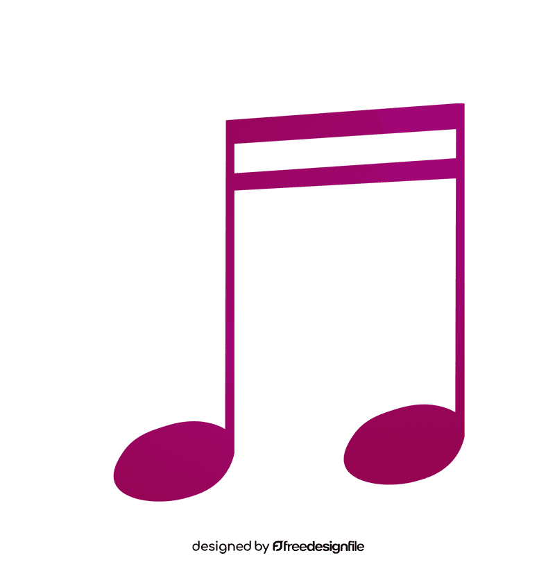Music notes clipart