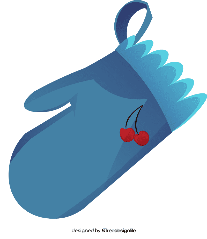 Oven mitts glove clipart