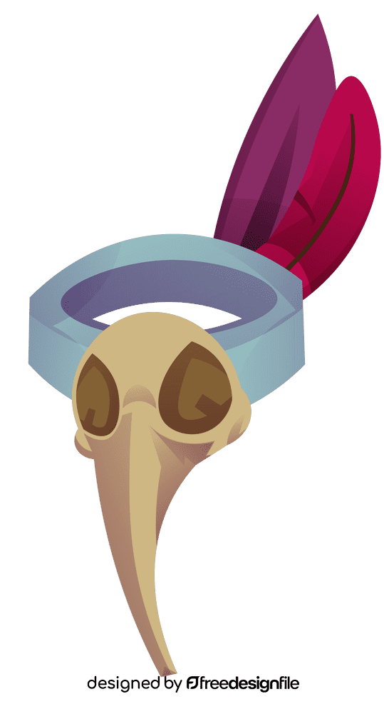 Ring skull clipart