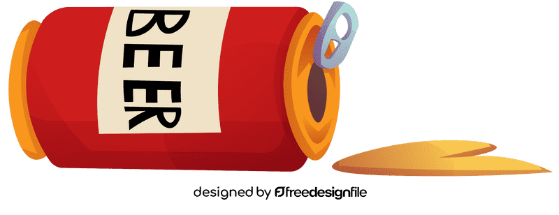 Spill beer clipart
