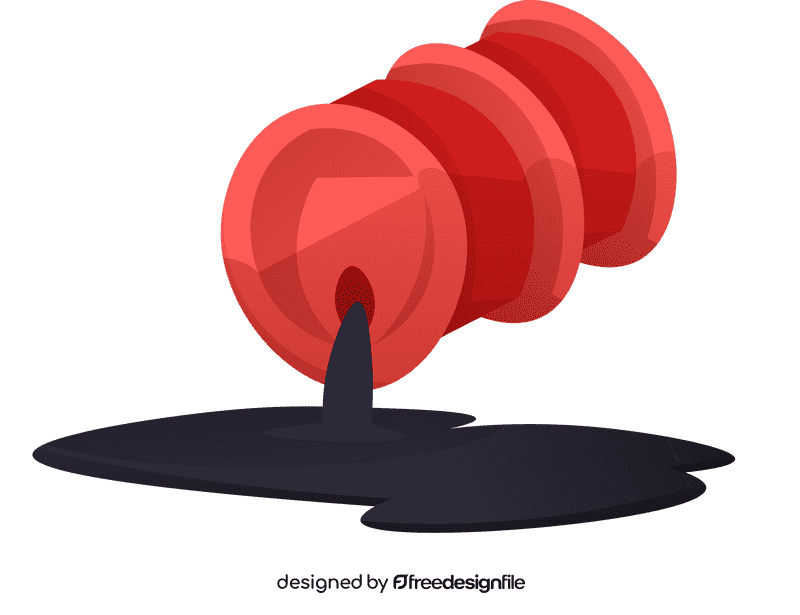 Spill oil clipart