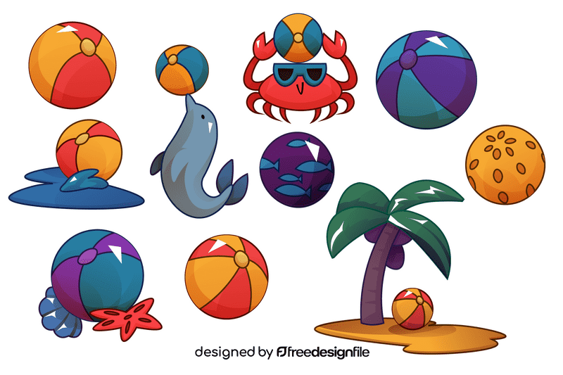 Beach ball vector