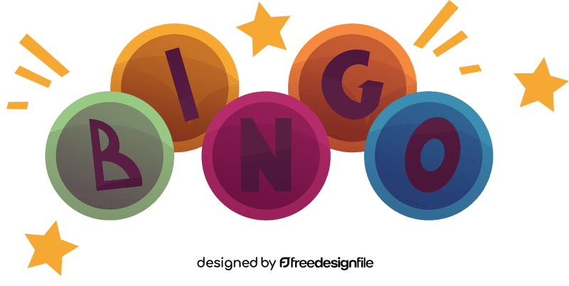Bingo balls clipart