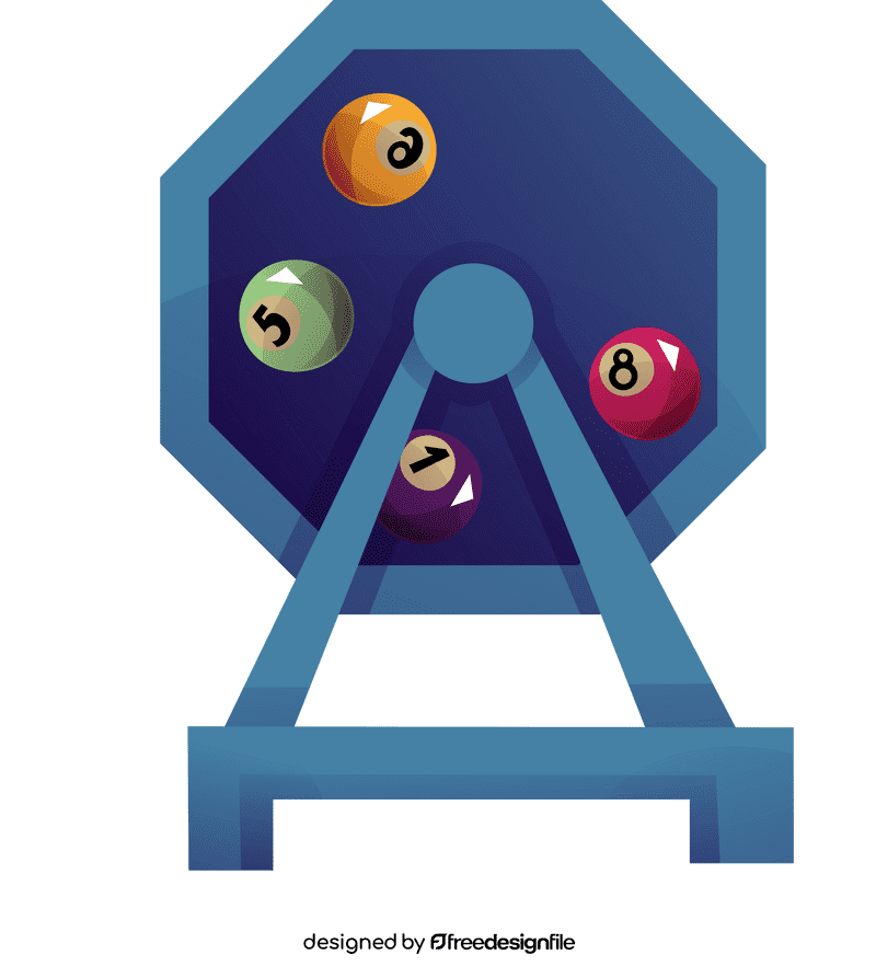 Bingo drum clipart