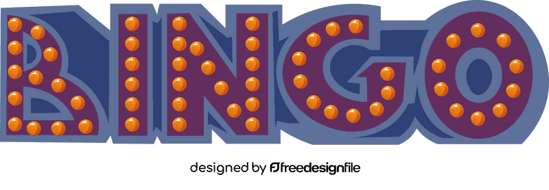 Bingo clipart