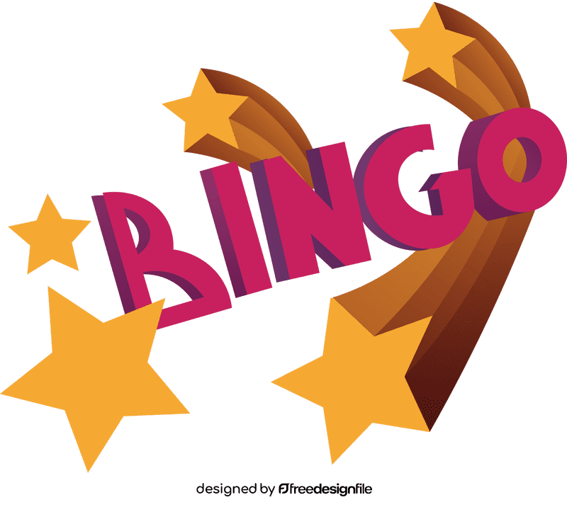 Bingo stars clipart