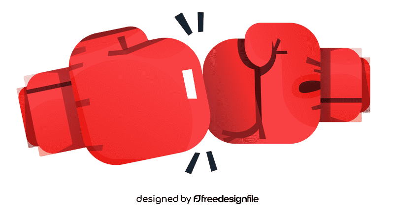 Boxing gloves brofist clipart